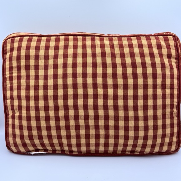 Harvest Pumpkin Scarecrow Fall Throw Pillow Autumn Thanksgiving Decor 19" X 14" - Picture 8 of 8